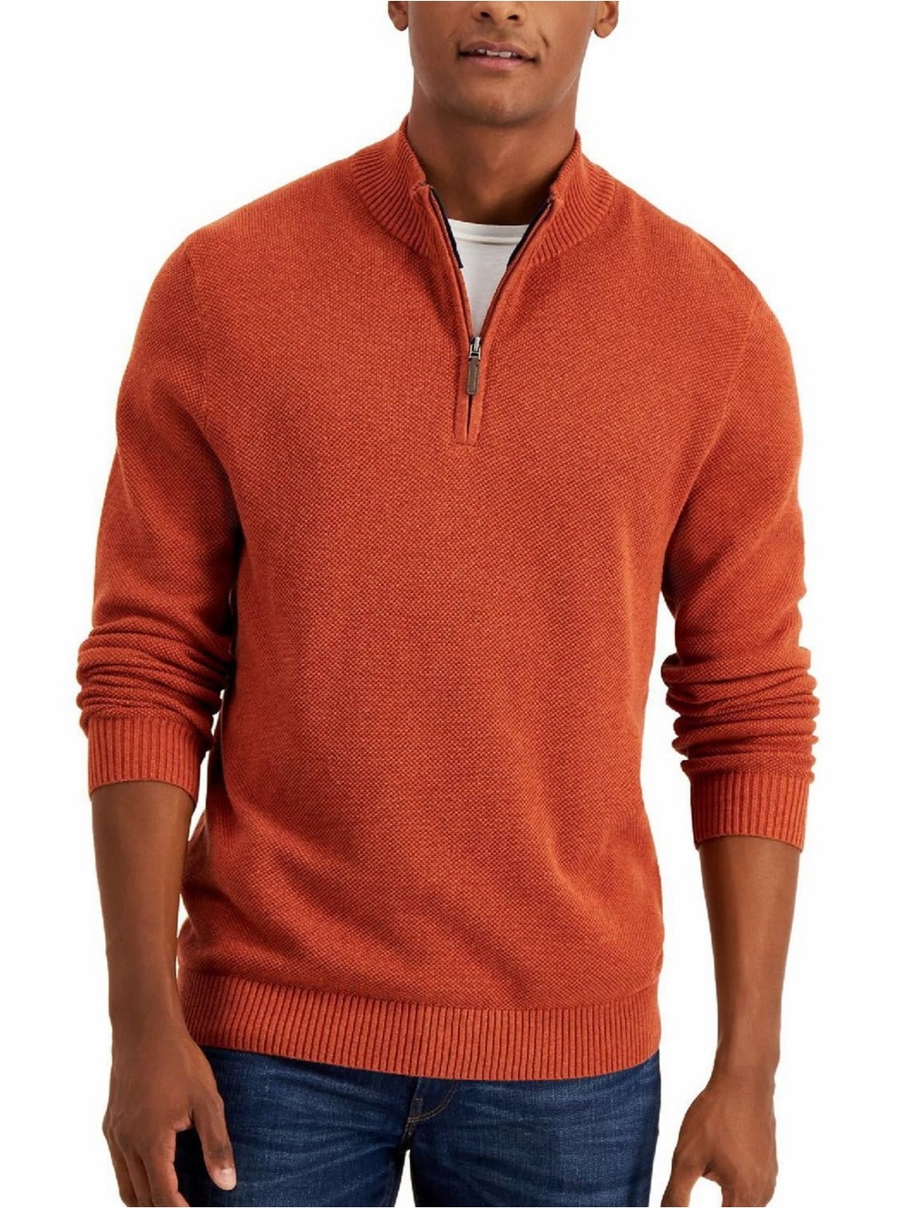 Club Room Mens 1/4 Zip Pullover Sweater